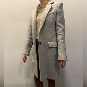 Gray Zara Peacoat